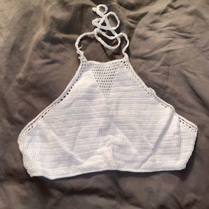 White crochet top